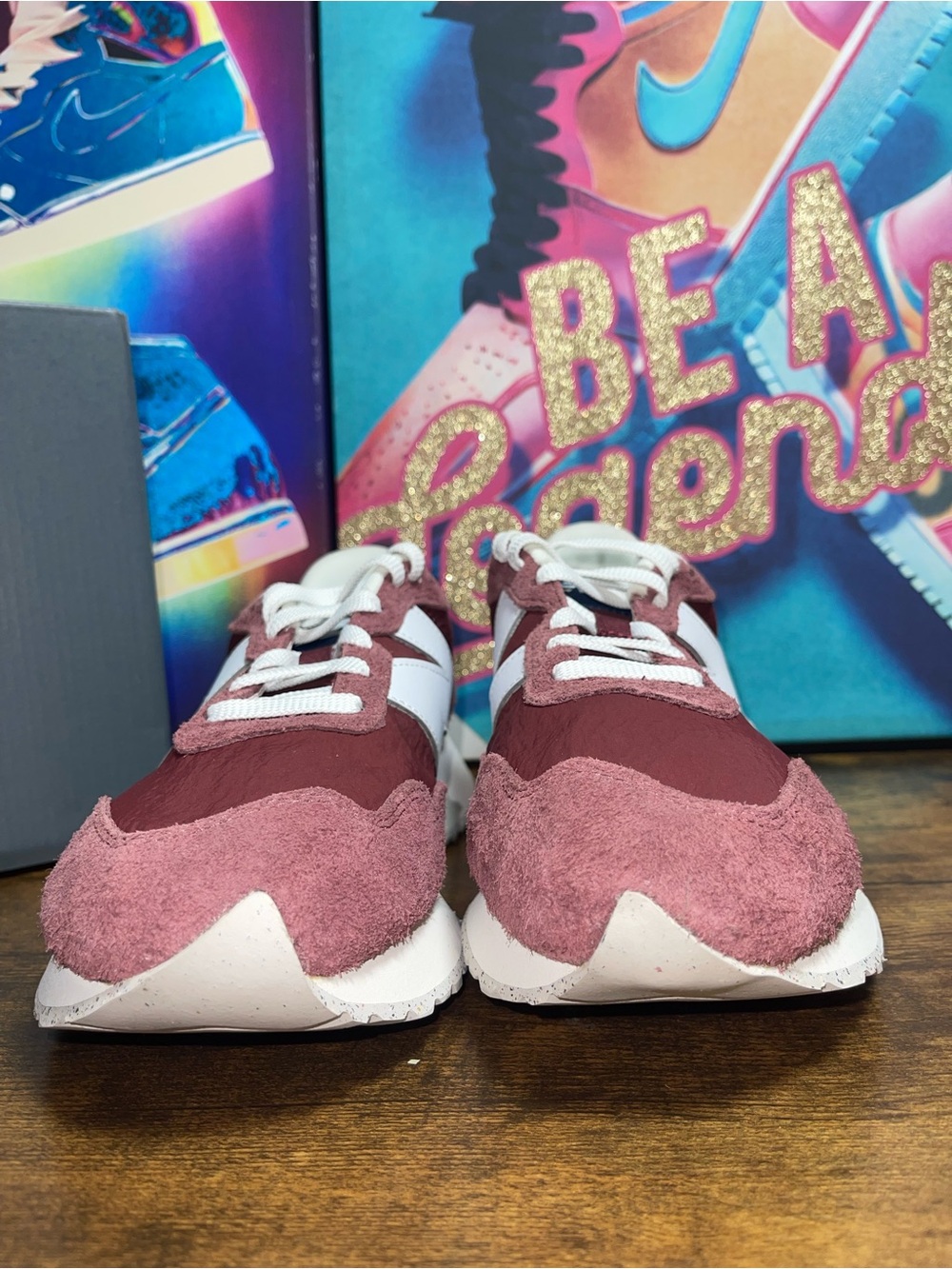 New Balance 237 Unisex Sneaker - Burgundy/White - Picture 4 of 12
